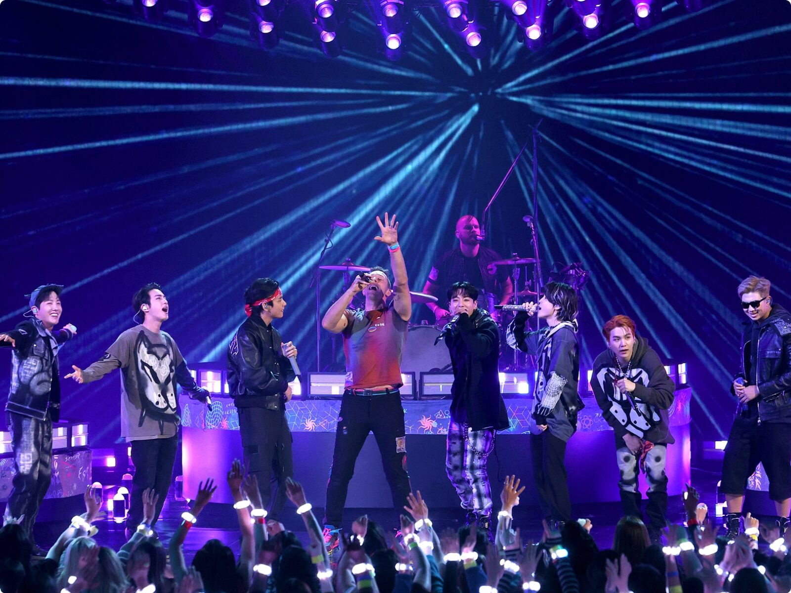Coldplay & BTS, 2021 AMAs