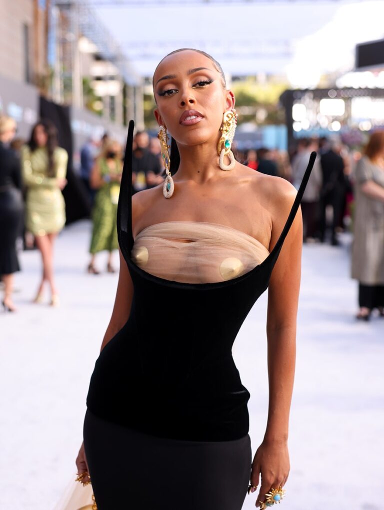 Woman posing for camera