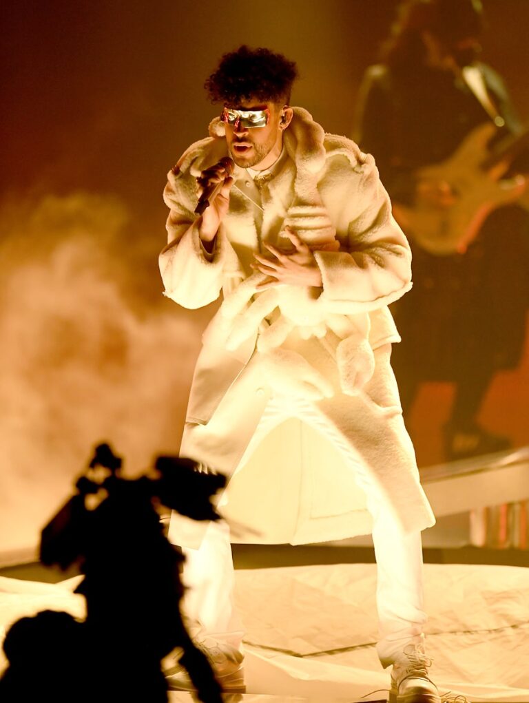 Man dancing on stage