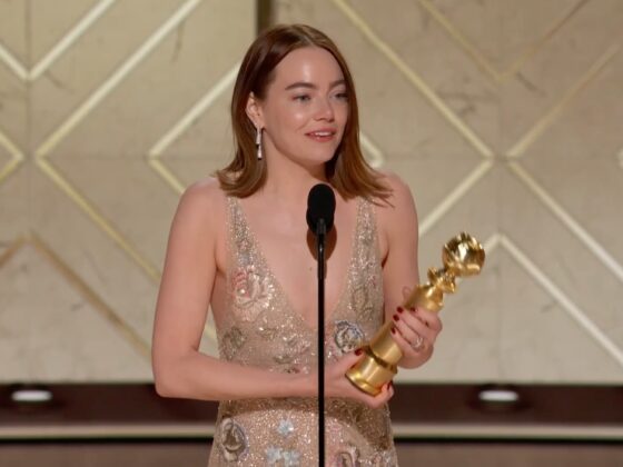 Emma Stone, 81st Annual Golden Globes