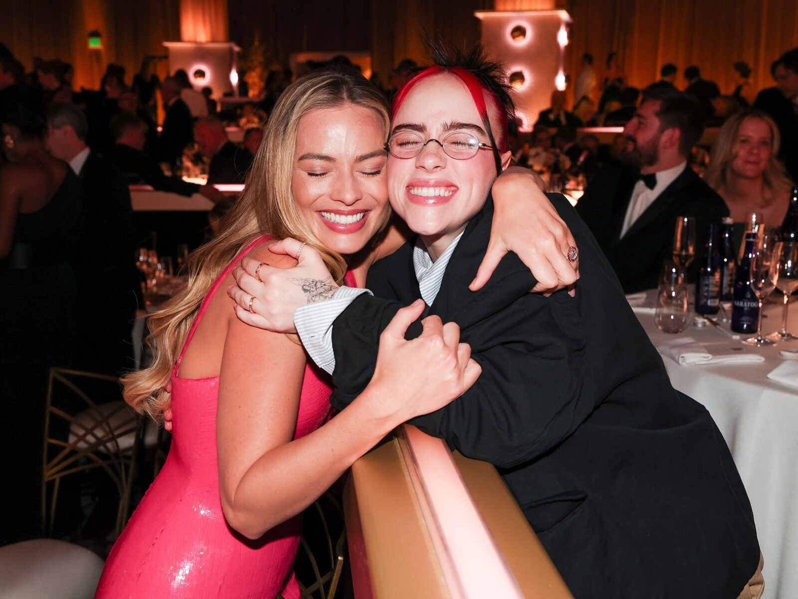 Margot Robbie & Billie Eilish, 2024 Golden Globes