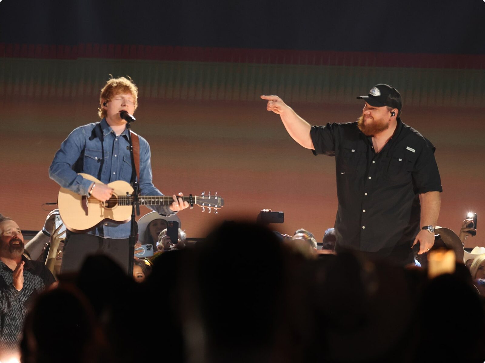 Ed Sheeran & Luke Combs, 2023 ACM Awards