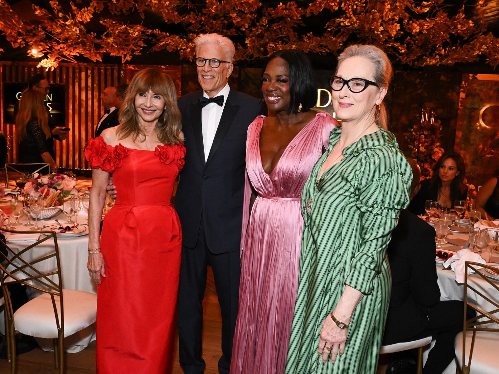 Mary Steenburgen, Ted Danson, Viola Davis, Meryl Streep, 2025 Golden Eve