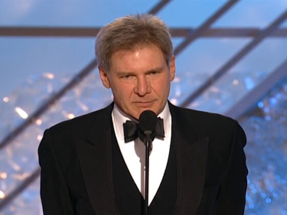Harrison Ford, Cecil B. DeMille Award Recipient, Golden Globes 2002